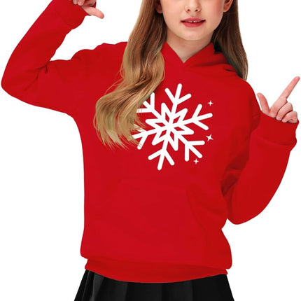 Unisex Kids Fleece Hoodie with Kangaroo Pocket Sweatshirt for Boy Girl 5-14 Years