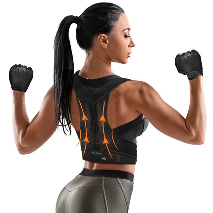Adjustable Posture Corrector Back Brace Men Women Lumbar Shoulder Support Belt