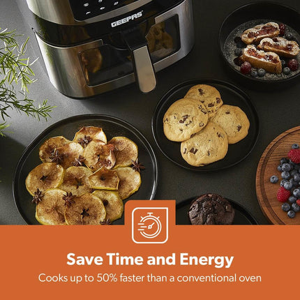 Air Fryer Vortex Rapid Healthy Cooker Digital Display 9.2L Kitchen Oven 5-In-1