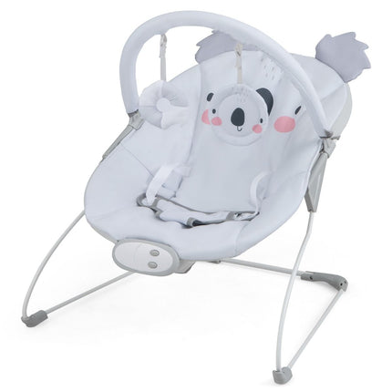 Portable Baby Bouncer with Detachable Toy Bar for Babies 0-6 Months Old up to 9 Kg