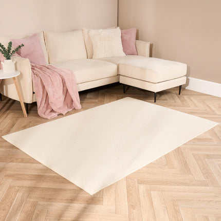 Boucle Fleece Rug Living Room Soft Carpet Floor Non Slip Modern Bedroom Area Mat