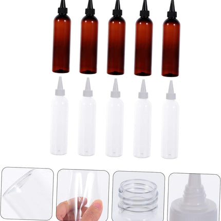 10Pcs Travel Toiletry Containers Leakproof Refillable Bottles for Shampoo Conditioner and Lotion for Travel Camping and Business Trips