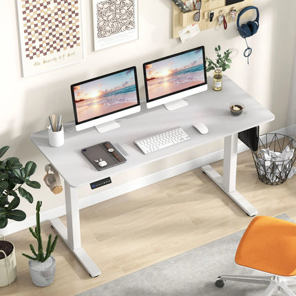 140 X 60 CM Height Adjustable Standing Desk with 3 Memory Heights