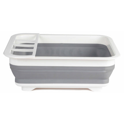 Beldray Collapsible Dish Drainer Drying Rack Space-Saving with Cutlery Divider