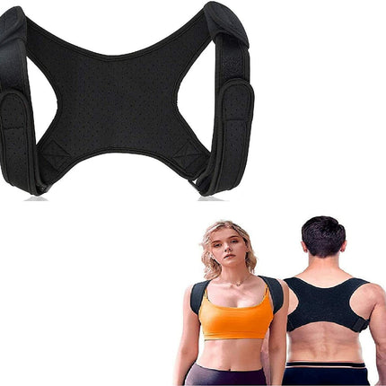 Posture Corrector – Adjustable Back Brace & Neck Straightener for Men & Women