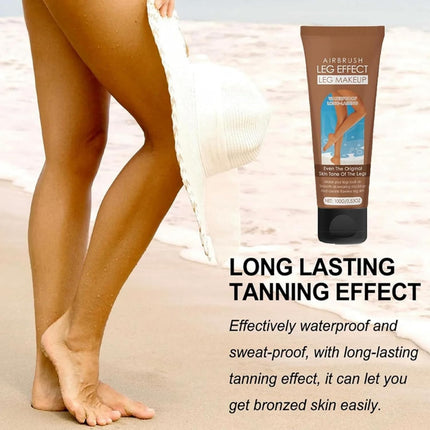 Waterproof Leg Makeup and Body Concealer - Vein Cover Lotion for Scars - No Transfer (#Bronze)