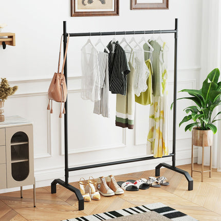 Heavy-Duty Metal Clothes Rack for Display and Storage
