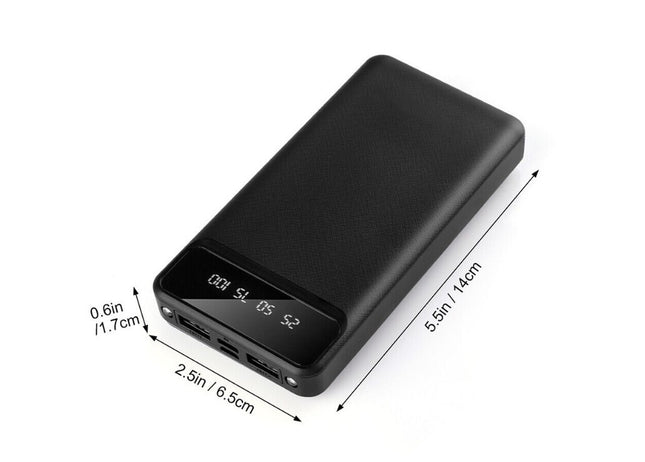 Power Bank 20000Mah USB-C Fast Charger Battery Pack Portable for Mobile Phone