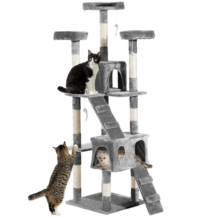 Cat Tree Kitty Activity Play Centre, Scratching Scratcher, 173Cm