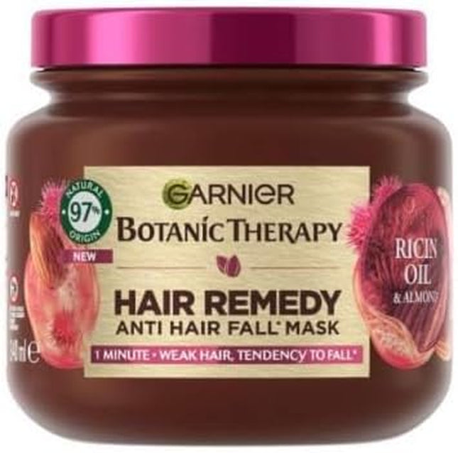 Botanic Therapy Ricin Oil & Almond Hair Mask, 340Ml