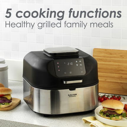 Salter Digital Air Fryer 5 in 1 Electric Cooker Aero Grill Pro 6L Capacity 1750W