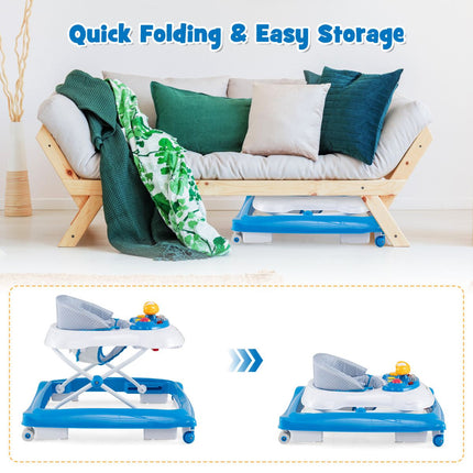 Toddler Activity Center Push Walker with 3 Adjustable Heights