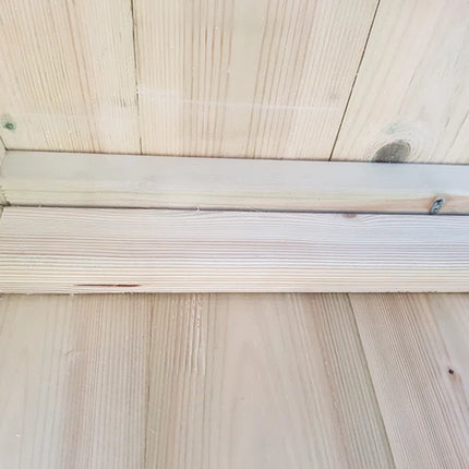 7 Ft. W X 3 Ft. D Tongue and Groove Pent Wooden Bike Shed