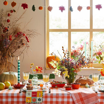 Talking Tables Fall Indoor LED String Warm Glow Autumnal Table Decorations Fun F