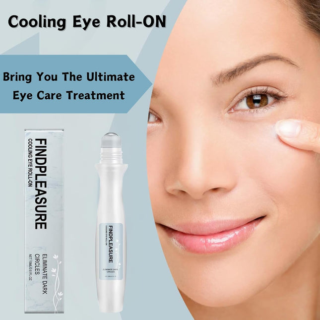 Niacinamide Eye Roller, Eye Serum for Dark Circles, Eye Cream for Wrinkles, Eye Bags Remover Women&Men, Perfect under Eye Brightener, Advanced Eye Care Products for All Skin Types