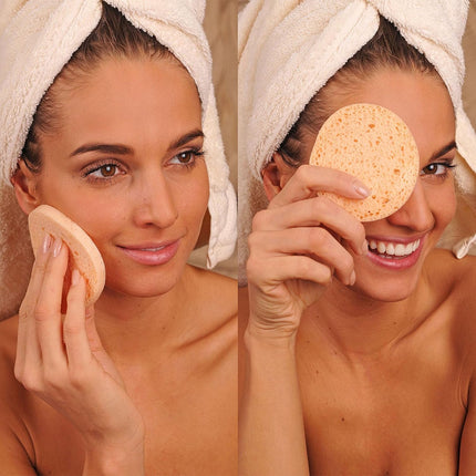 Eco-Friendly Makeup Remover Pads & XL Bath Loofah Set – Reusable Facial Sponges & Exfoliating Shower Puff – Gentle Skincare for Sensitive Skin – 7-Piece Bathing Kit