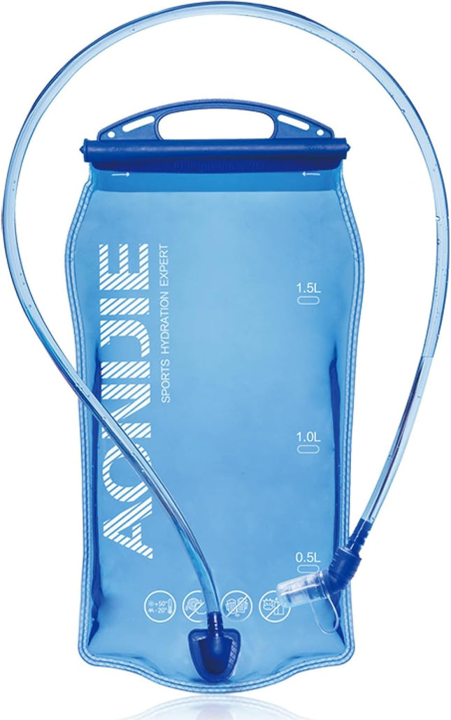 Hydration Bladder 1L 1.5L 2L 3L Water Bladder for Hydration Backpack Water Bag Leak Proof Water Reservoir Bladder Pack Water Pouch for Hiking Running Cycling