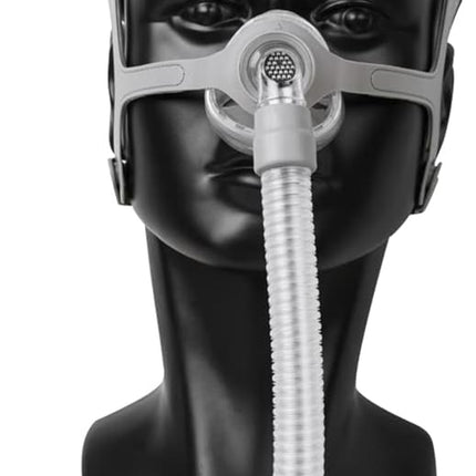 Silicone Gel Mask for Sleep with Free Adjustable Headgear Frame-Free for Night (L)