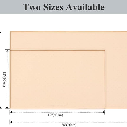 Large Pet Puppy Silicone Waterproof Feeding Food Mat Dog Non Slip Bowl Placemat