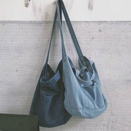 Denim Shoulder Hand Bag for Woman Shoulder Bag Crossbody Casual Jeans Bags Women Handbags Denim Bag