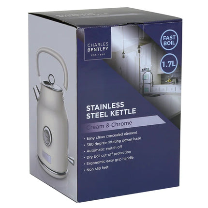 1.7L Stainless Steel Electric Tea Kettle