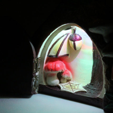 Garden Ornament Solar Fairy House Decoration Solar Powered Colour Changing LED