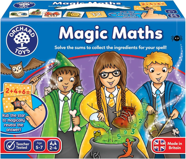 Orchard Toys Magic Maths , Magic Ink Reveals the Answer, Educational Maths Game,