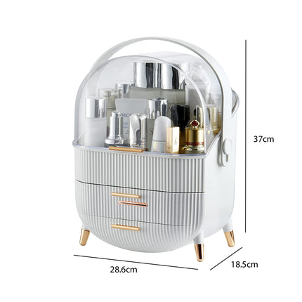 Cosmetic Storage Organiser Makeup Three Layer Skincare Display Case Box