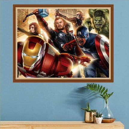 Full Drill the Avengers DIY 5D Diamond Painting Embroidery Cross Stitch Kit Art