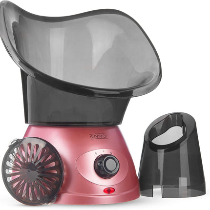 Electric Spa Pores Steam Sprayer Skin Sauna Beauty Facial Face Mist Thermal Steamer Clean Saloon Rose Gold