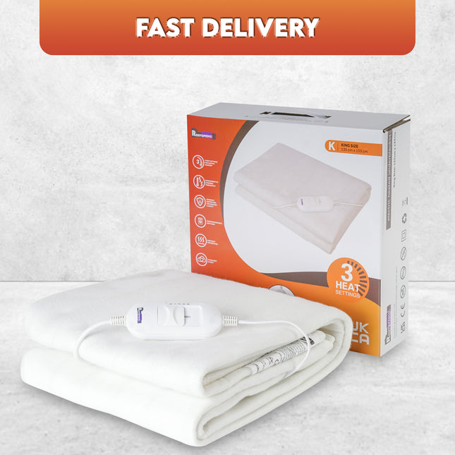 Electric Blanket Heated under Blanket Underblanket Single Double King