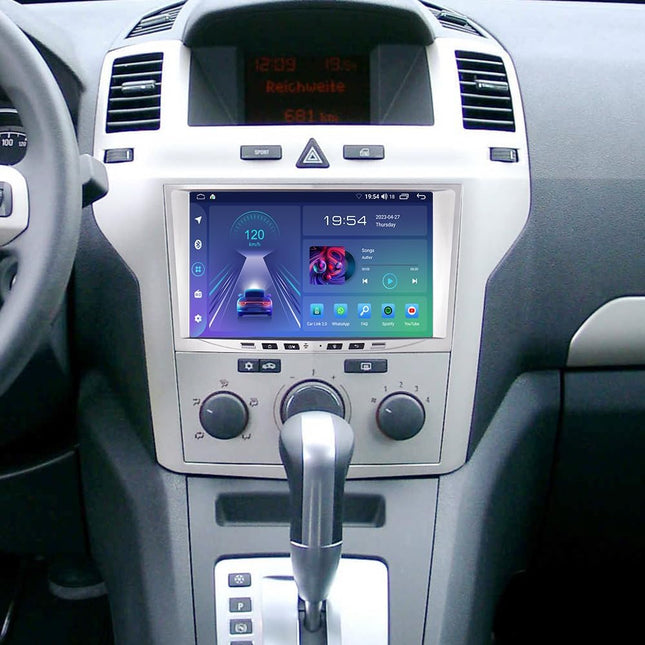 Android 14 Car Stereo for Opel Vauxhall Corsa C D H Vectra Astra Zafira Meriva Vivaro Twintop Signum 2+64GB Bluetooth Sat Nav Radio Head Unit Touch Screen Wireless Carplay