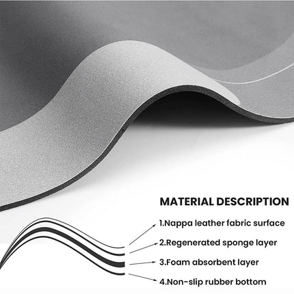 Absorbent Soft Bath Mat Bathroom Shower Rug Floor Carpet Non Slip Pad Washable