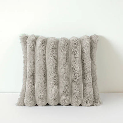 Bintliff Luxury Jumbo Cord Faux Fur Cushion Cover