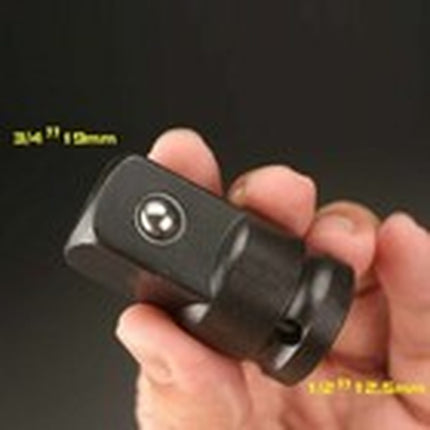 Impact Socket Adaptor Set 8Pc 1/4In to 1In Drop Forged Crv Phosphate Case Tool