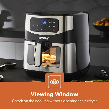 Air Fryer Vortex Rapid Healthy Cooker Digital Display 9.2L Kitchen Oven 5-In-1
