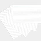 White Lined With Headline