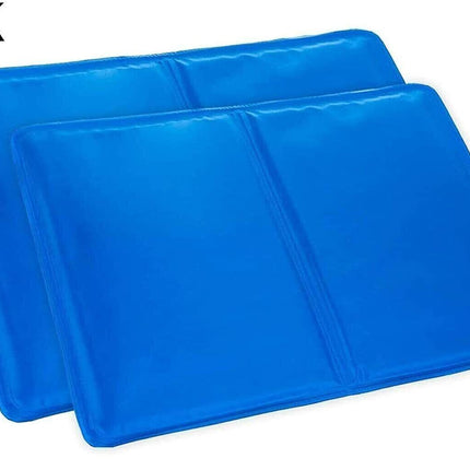 2 X Magic Cool Cooling Gel Pad Pillow Cooling Mat Laptop Cushion Yoga Pet Bed UK
