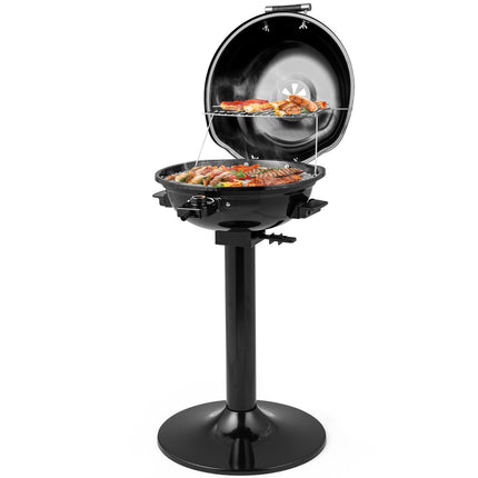 Electric BBQ Grill with Removable Non-Stick Grilling Rack