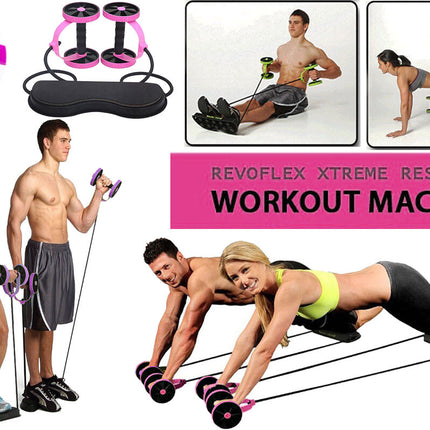 Ab Wheel Abdominal Exercise All in One Slimming Trainer at Home Gym
