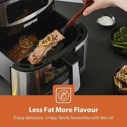 Air Fryer Vortex Rapid Healthy Cooker Digital Display 9.2L Kitchen Oven 5-In-1