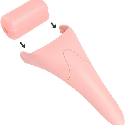Manual Ice Roller for Face and Eyes Silicone Massager, Ice Face Roller, Face Ice Rollers for Ladies Women Skin Care Tool to Reduce Puffiness Migraine Pain Relief and Minor Injury