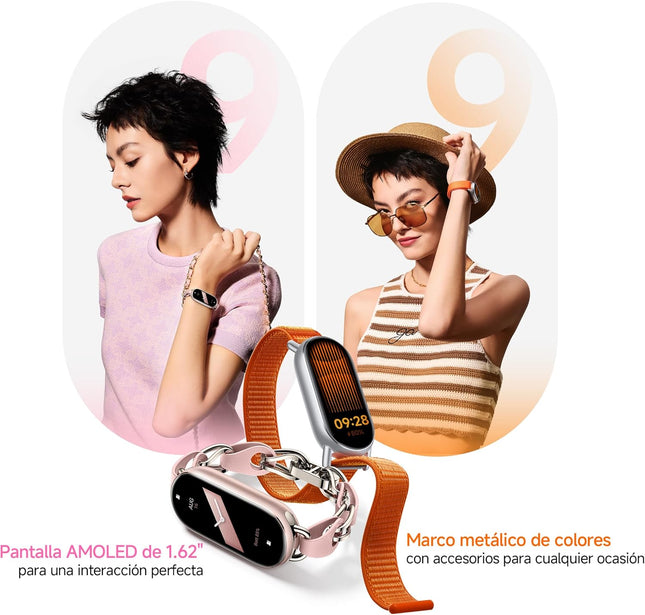 Smart Band 9, Mystic Rose (UK Version+2 Years Warranty)