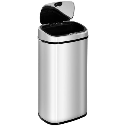 Sensor Bin 68L Automatic Kitchen Waste Dust Touchless Stainless Steel Silver