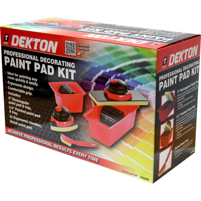7Pc Paint Pad Wall Painting Decorating Tray Corner Sponge Roller Kit Set DT95859