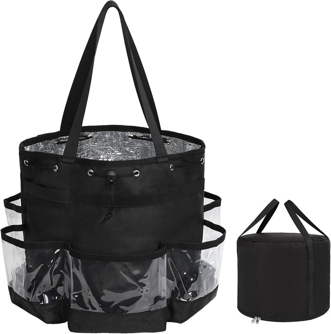 2 Piece Set Hairstylist Traveling Bag Large Capacity Hairdresser Barber Bag Heat Resistant Hair Tools Travel Bag Professional Makeup Organiser Bag Waterproof Shower Toiletry Bag (A#)