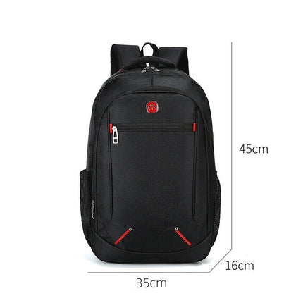 Men & Boys Large Backpack Waterproof Rucksack Shoulder Travel Hiking School Bag