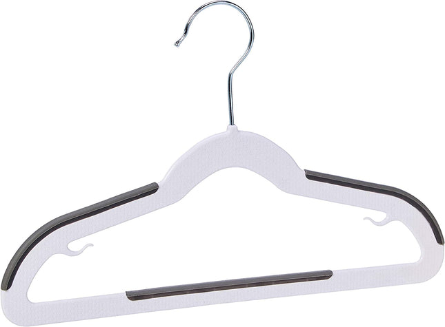 Plastic Kids Hangers, 30-Pack, White