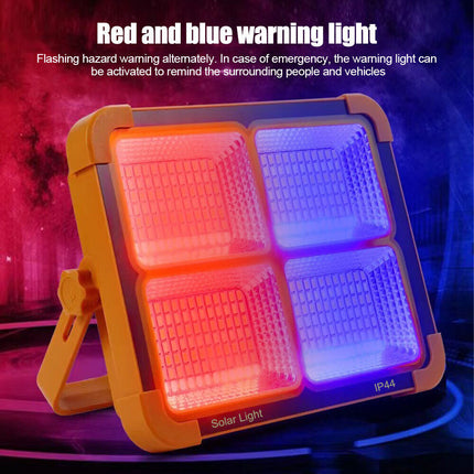 1500W LED Work Light Solar Powered Cordless Portable Outdoor Light 6000Mah USB