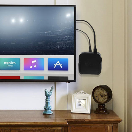 Pinowu Wall Mount Bracket Holder Compatible with Apple TV 4K / HD, TV Mount With